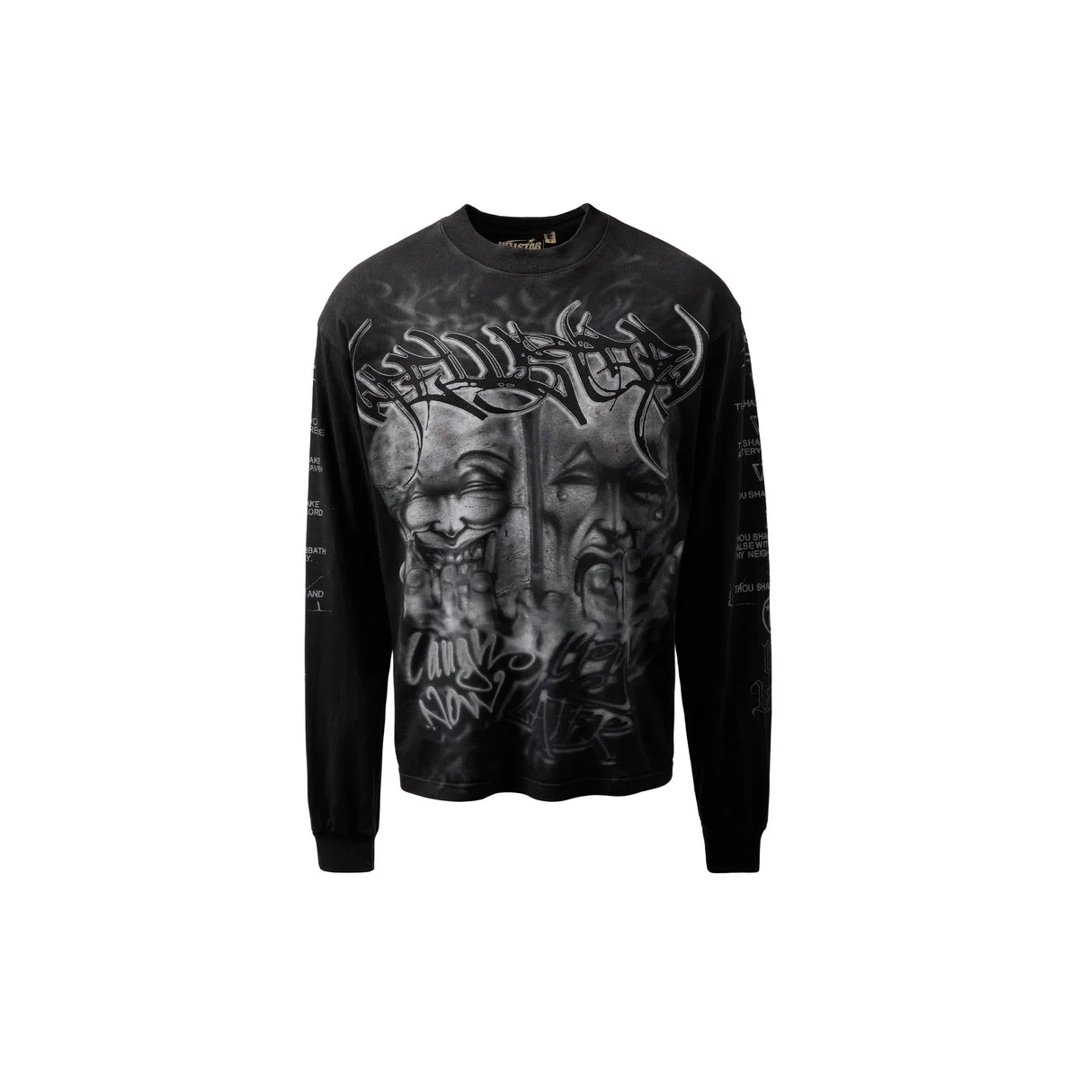 "LAUGH NOW CRY LATER" LONGSLEEVE (BLACK) - 1