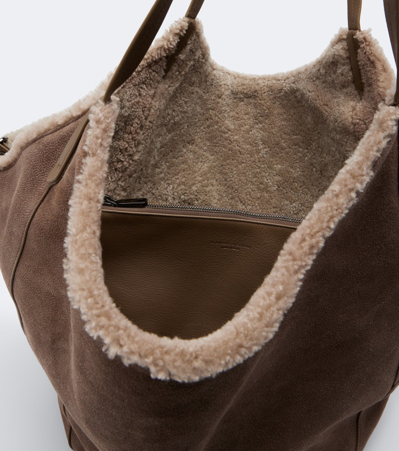 Duo Large reversible leather tote bag 3