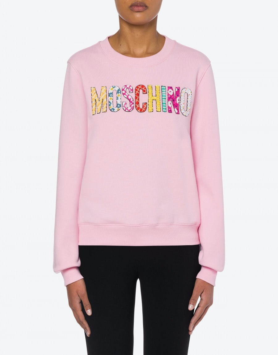 LOGO EMBROIDERY ORGANIC COTTON SWEATSHIRT - 2