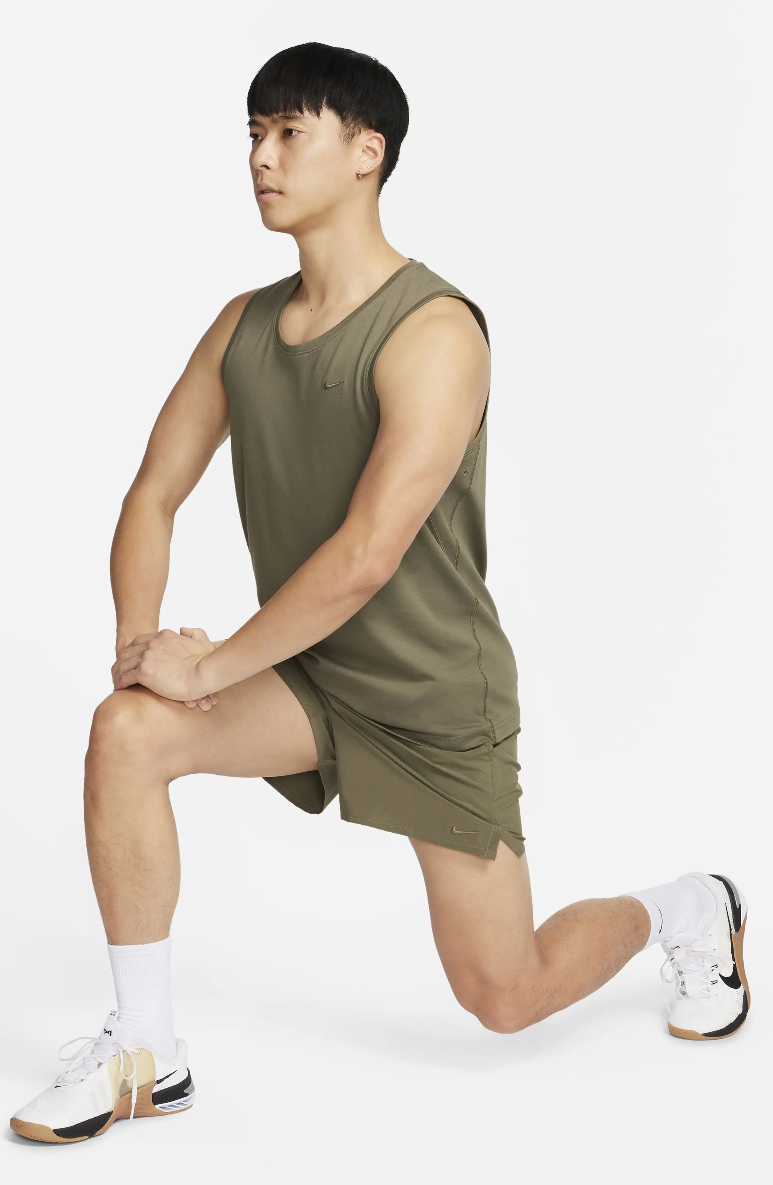 Dri-FIT Primary Training Tank in Medium Olive/Medium Olive - 9