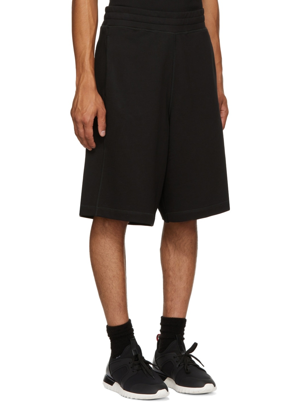 Black French Terry Shorts - 2