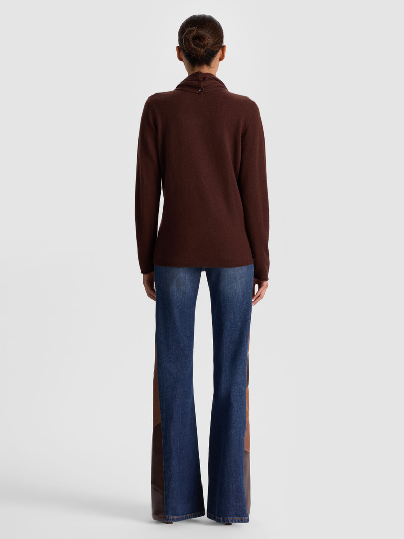 Alice + Olivia JULES DRAPED PULLOVER outlook