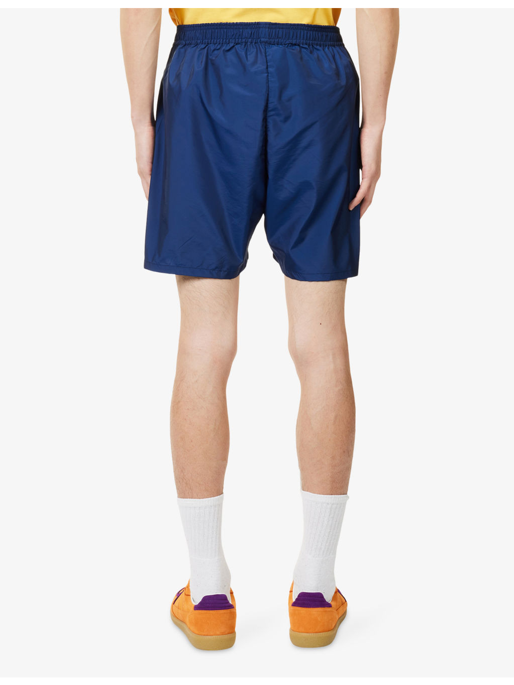 Oval Embroidered-Logo Woven Tennis Shorts - 4
