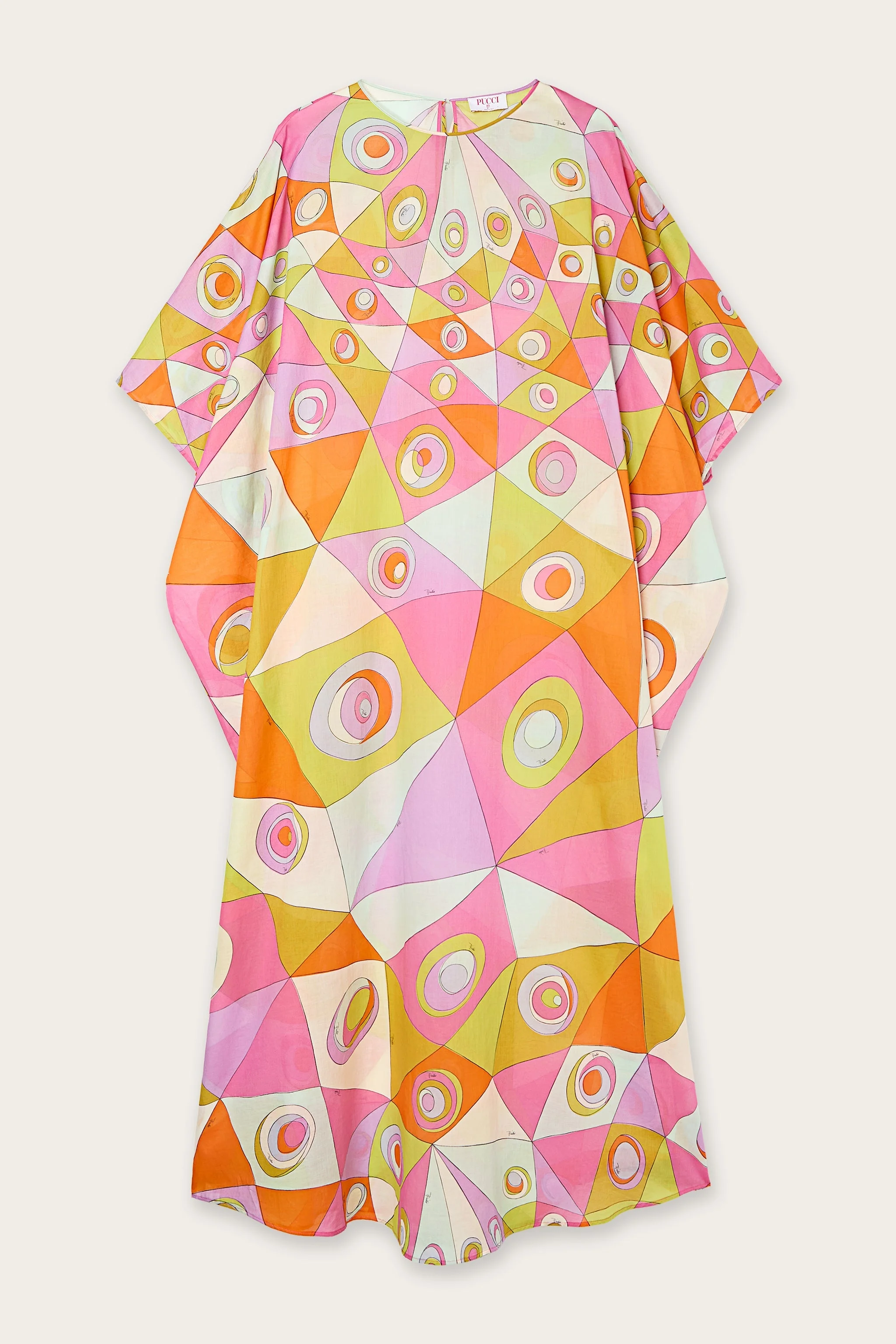 OCCHI PRINT COTTON KAFTAN - 1