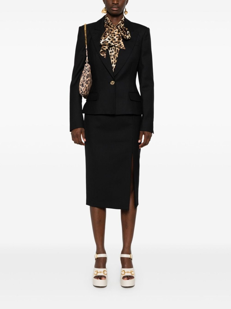 Moschino side-slit pencil skirt outlook