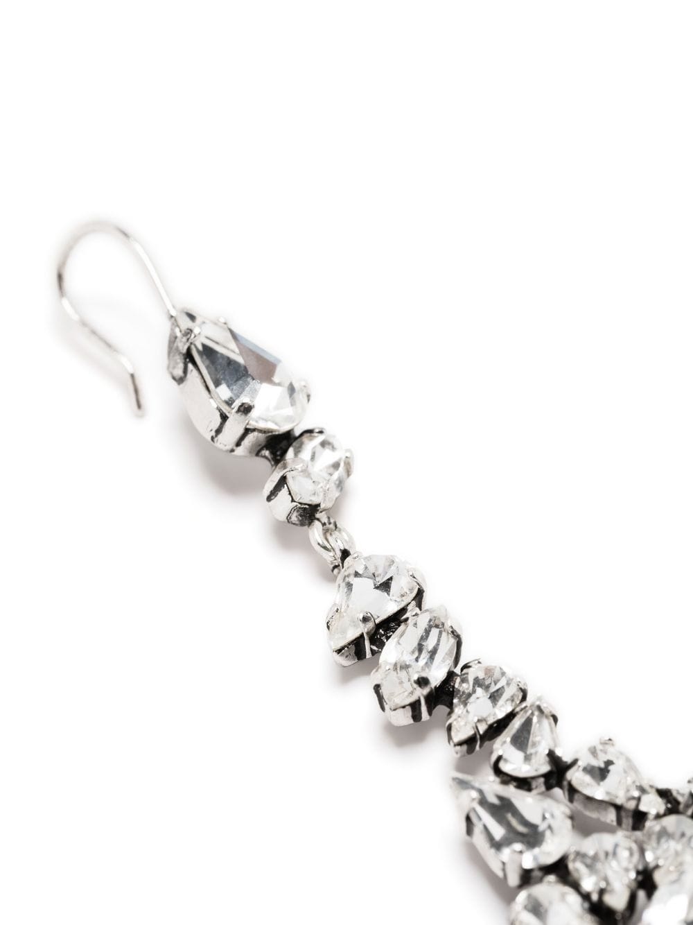 crystal drop twist earring - 4