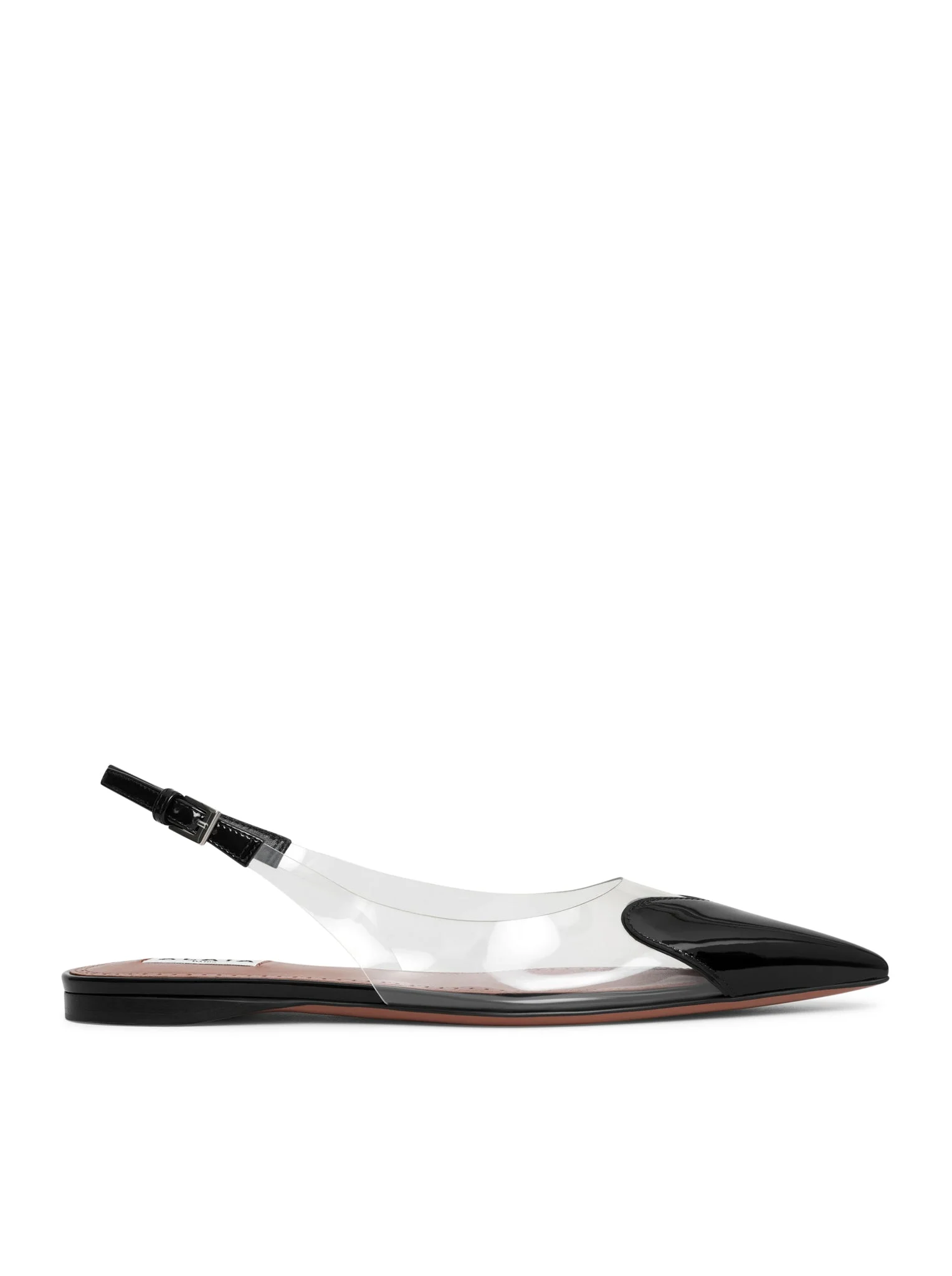 LE CŒUR FLAT SLINGBACK IN PAINTED CALF LEATHER - 1