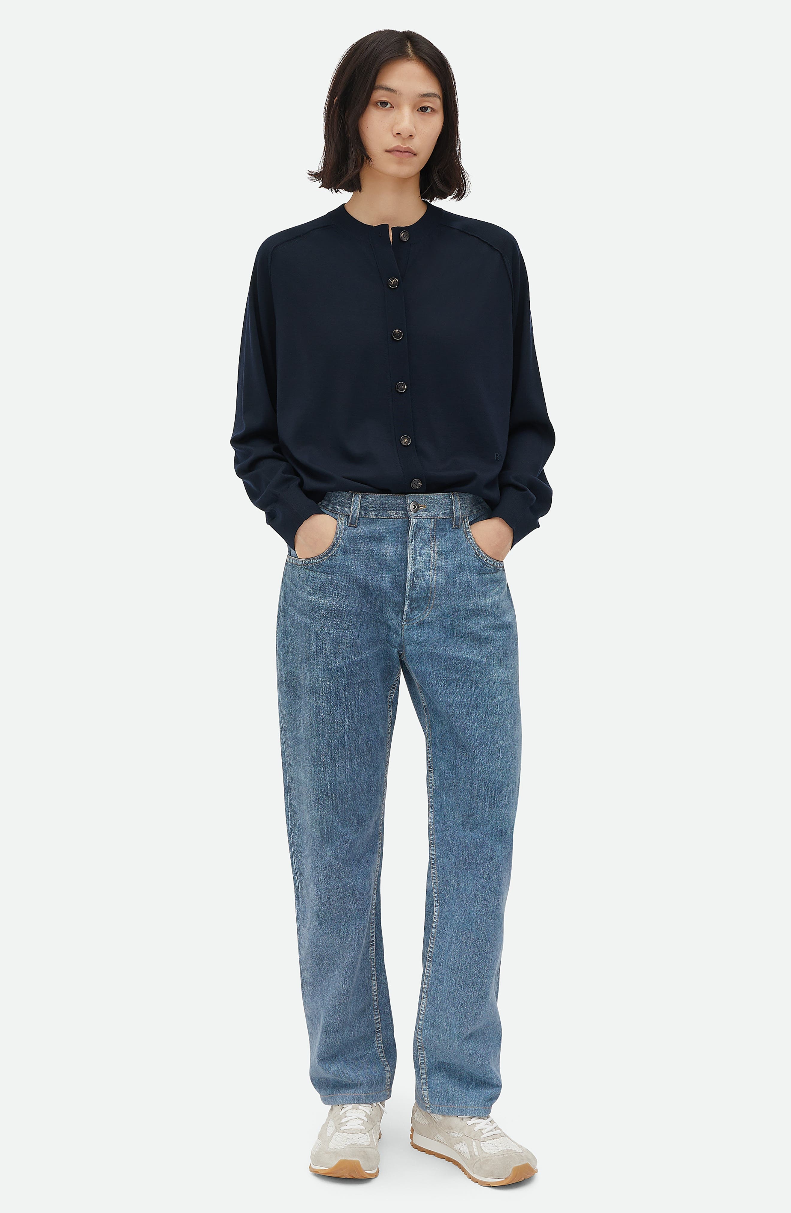 Bottega Veneta Orbit Low Top Sneaker in Sea Salt at Nordstrom - 2