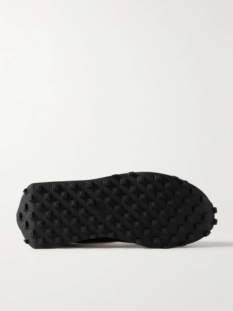 LD-1000 Leather and Suede-Trimmed Mesh Sneakers 3
