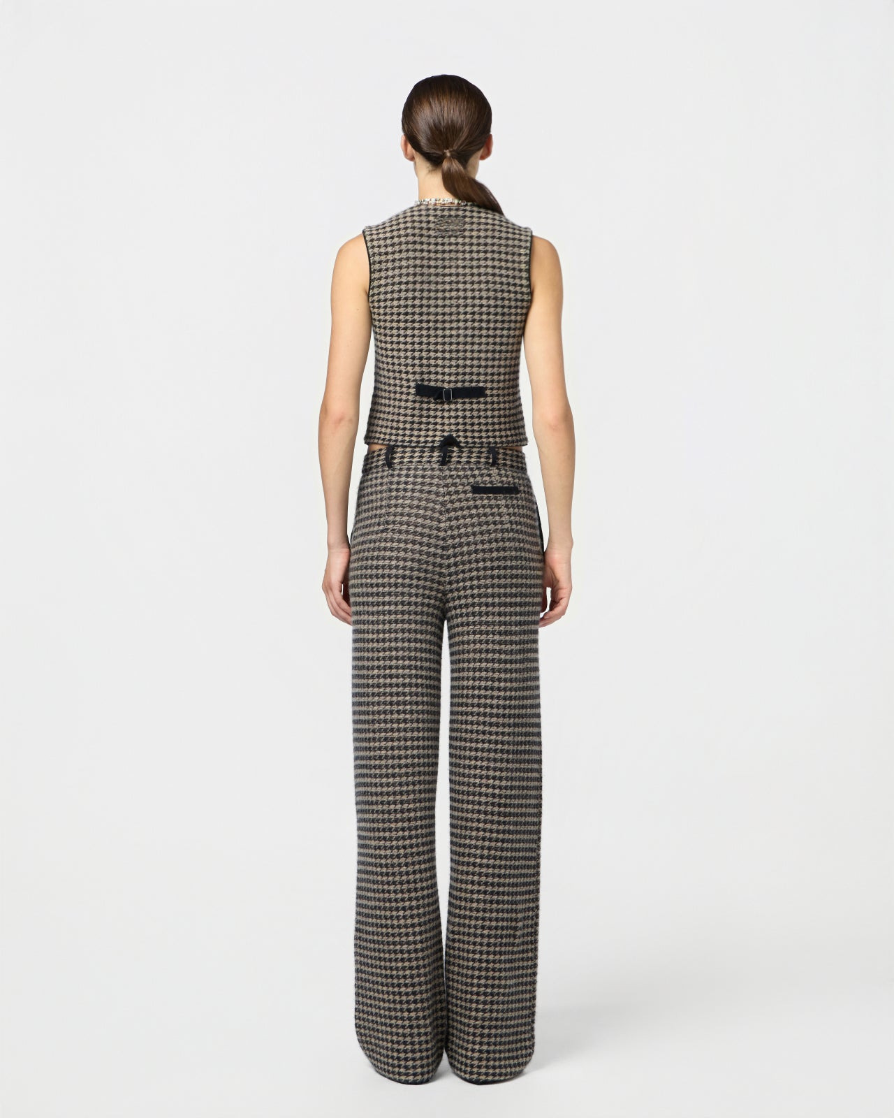 Houndstooth Tailored Trouser - 7