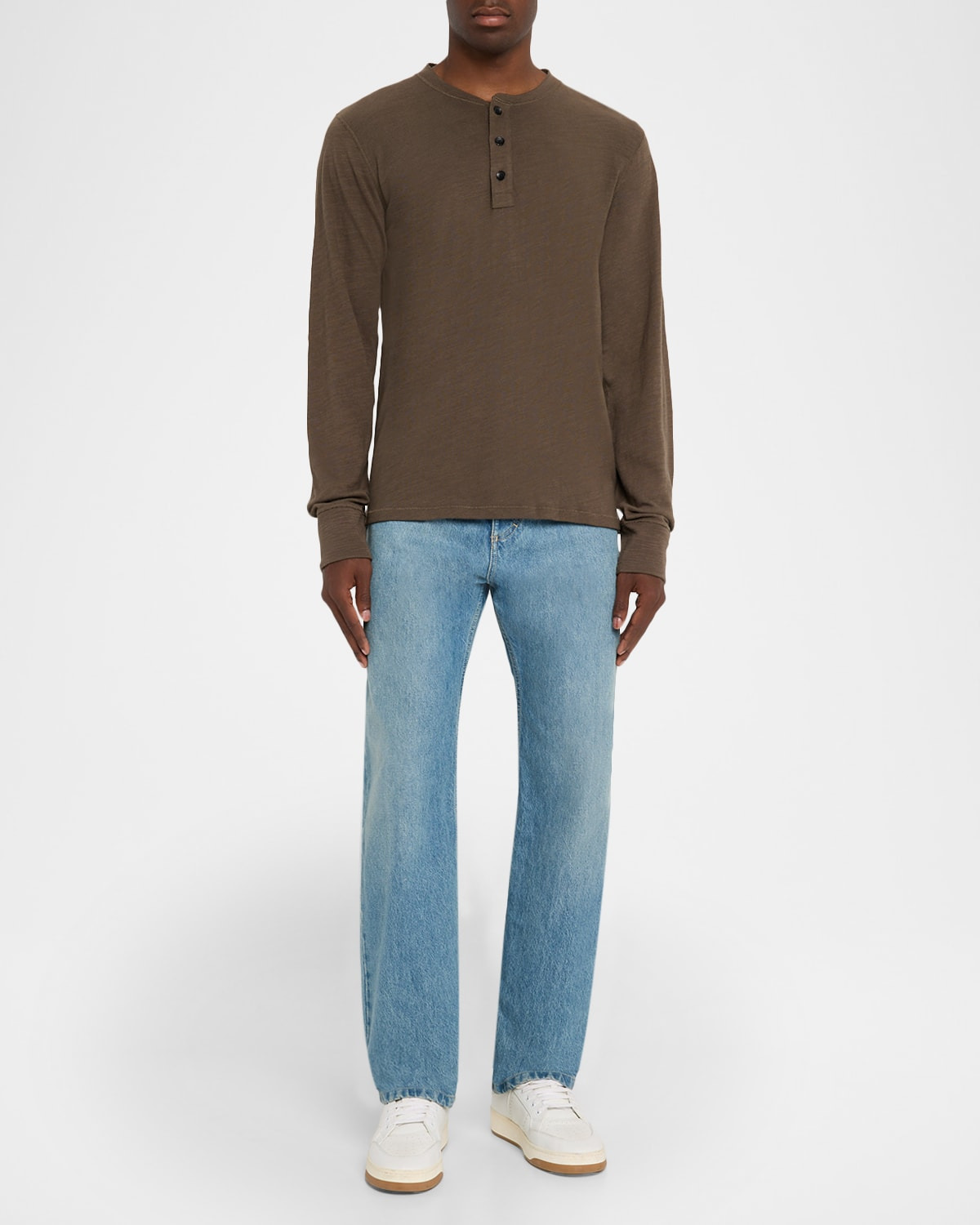 Men's Classic Flame Henley Long-Sleeve T-Shirt - 2