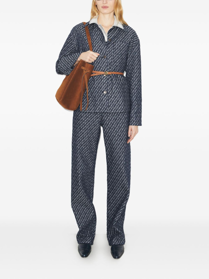 TORY BURCH patterned straight-leg jeans outlook