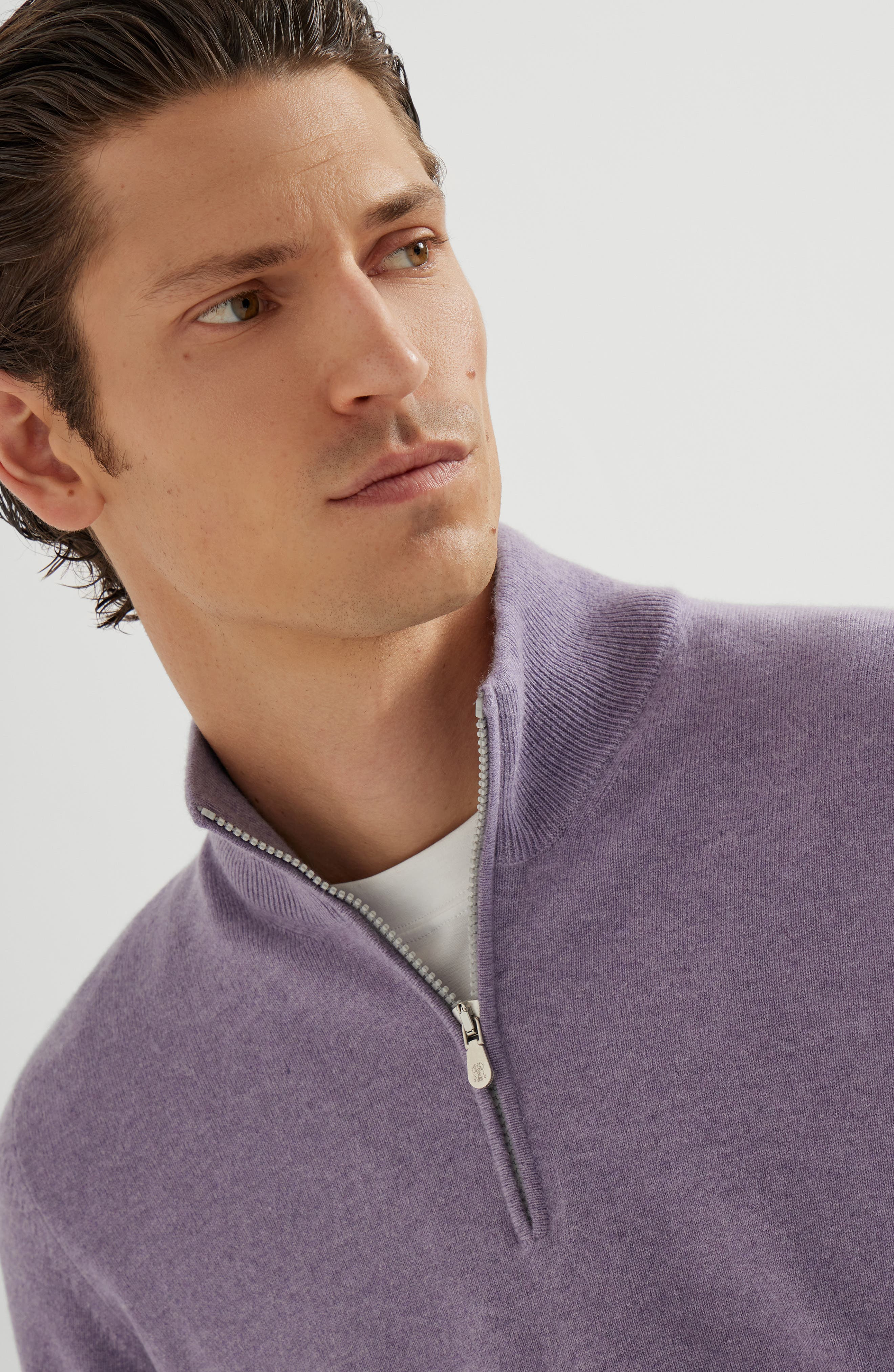 Brunello Cucinelli Cashmere sweater in Lilac at Nordstrom - 4