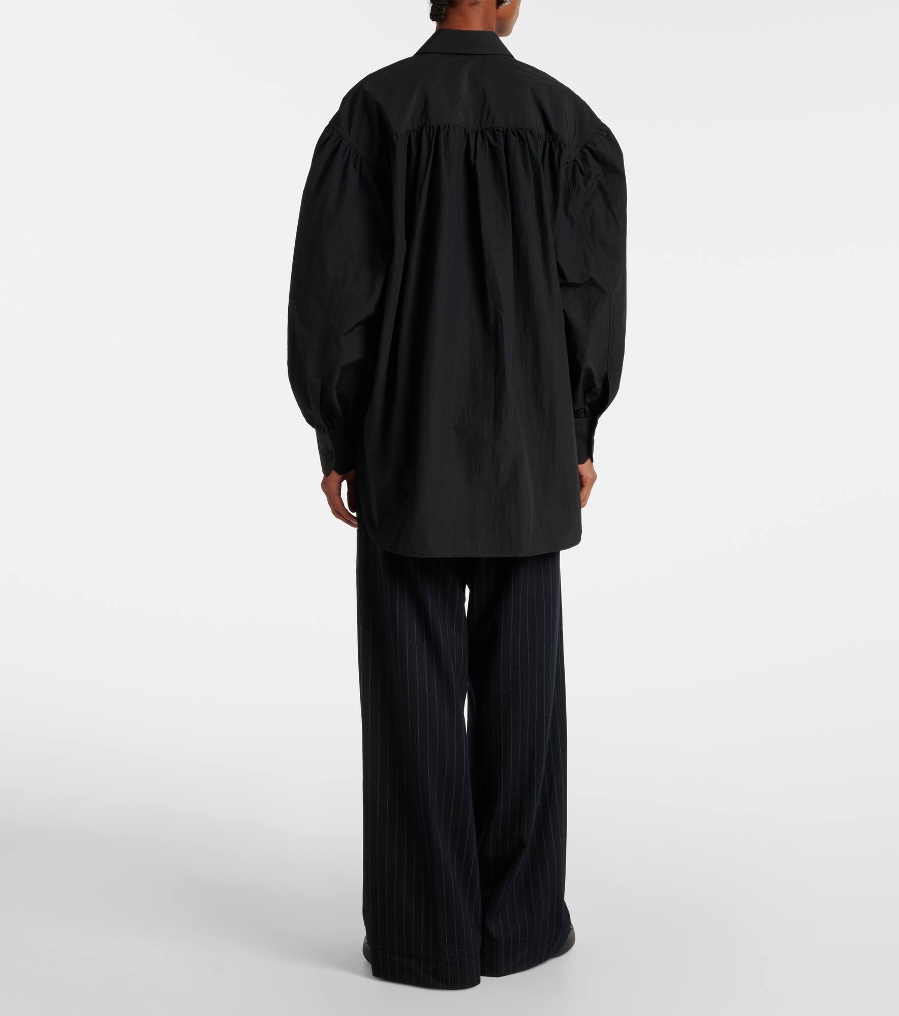 Oversized crêpe shirt - 3