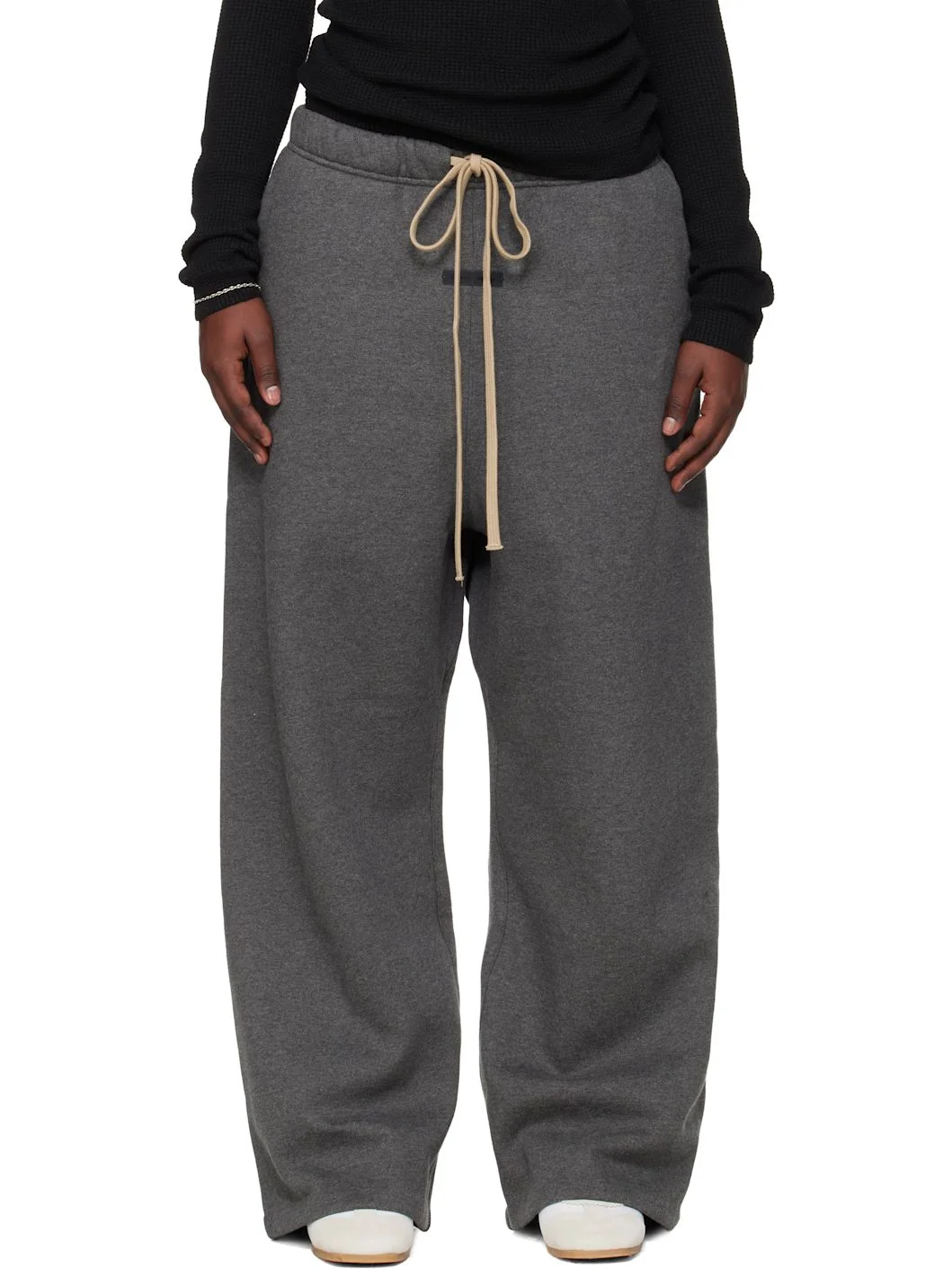 Gray Holiday Lounge Sweatpants - 1