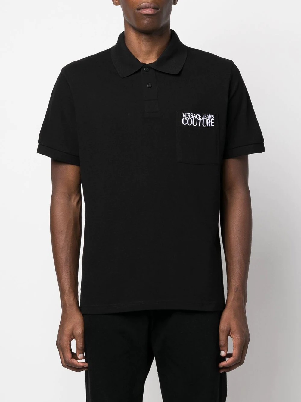 logo-print polo shirt - 3