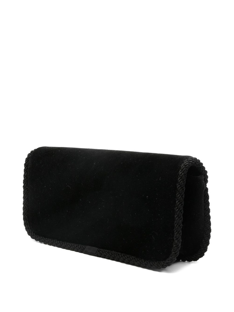 Locò jewel-embellished velvet clutch 3
