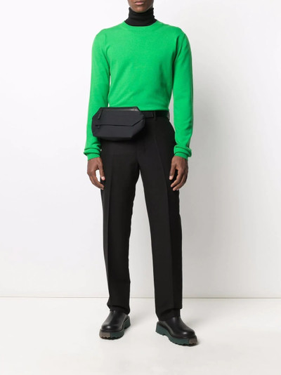 Bottega Veneta ribbed-trim wool-blend jumper outlook