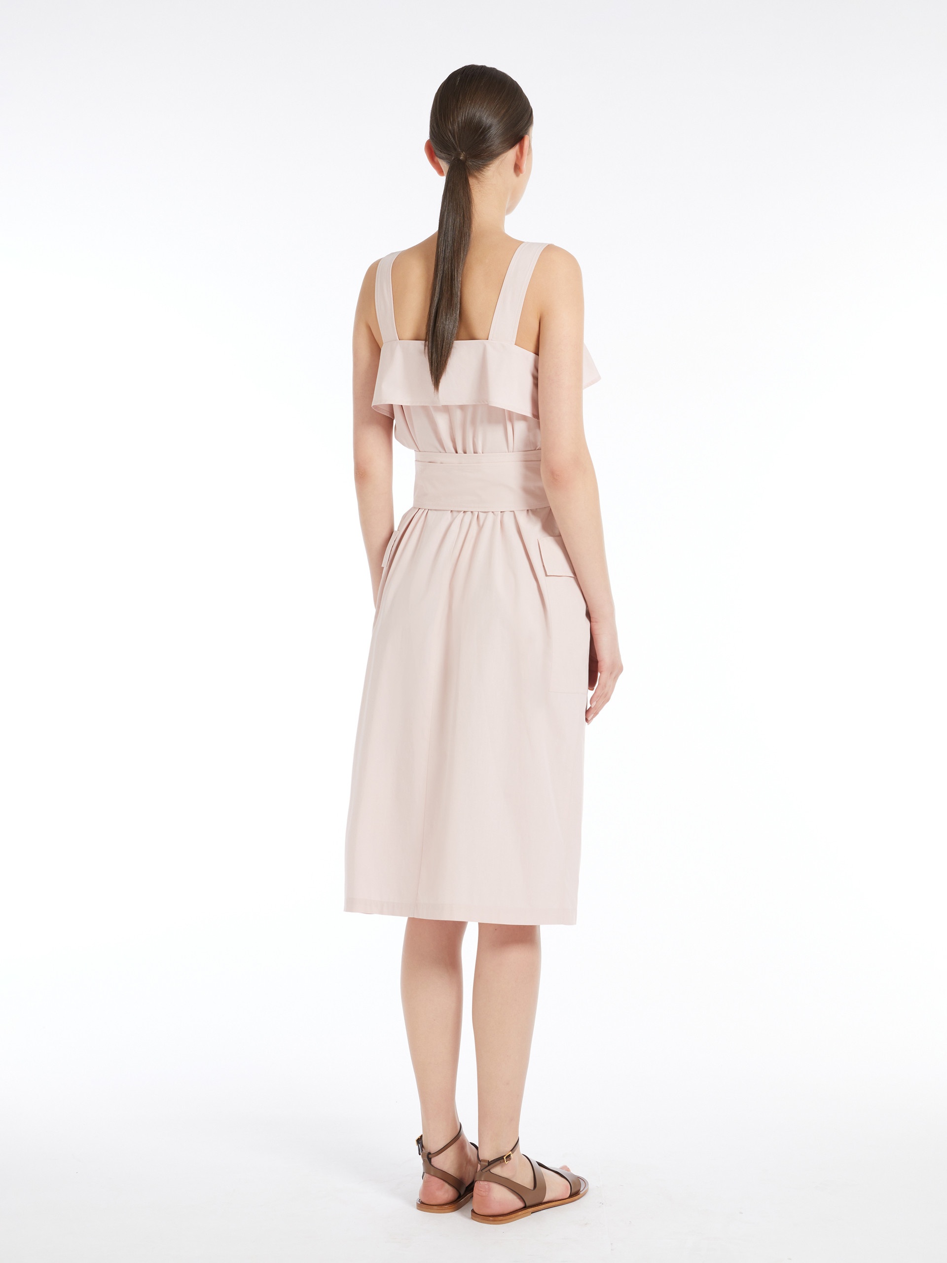 ARTE1234 Midi cotton poplin dress - 4