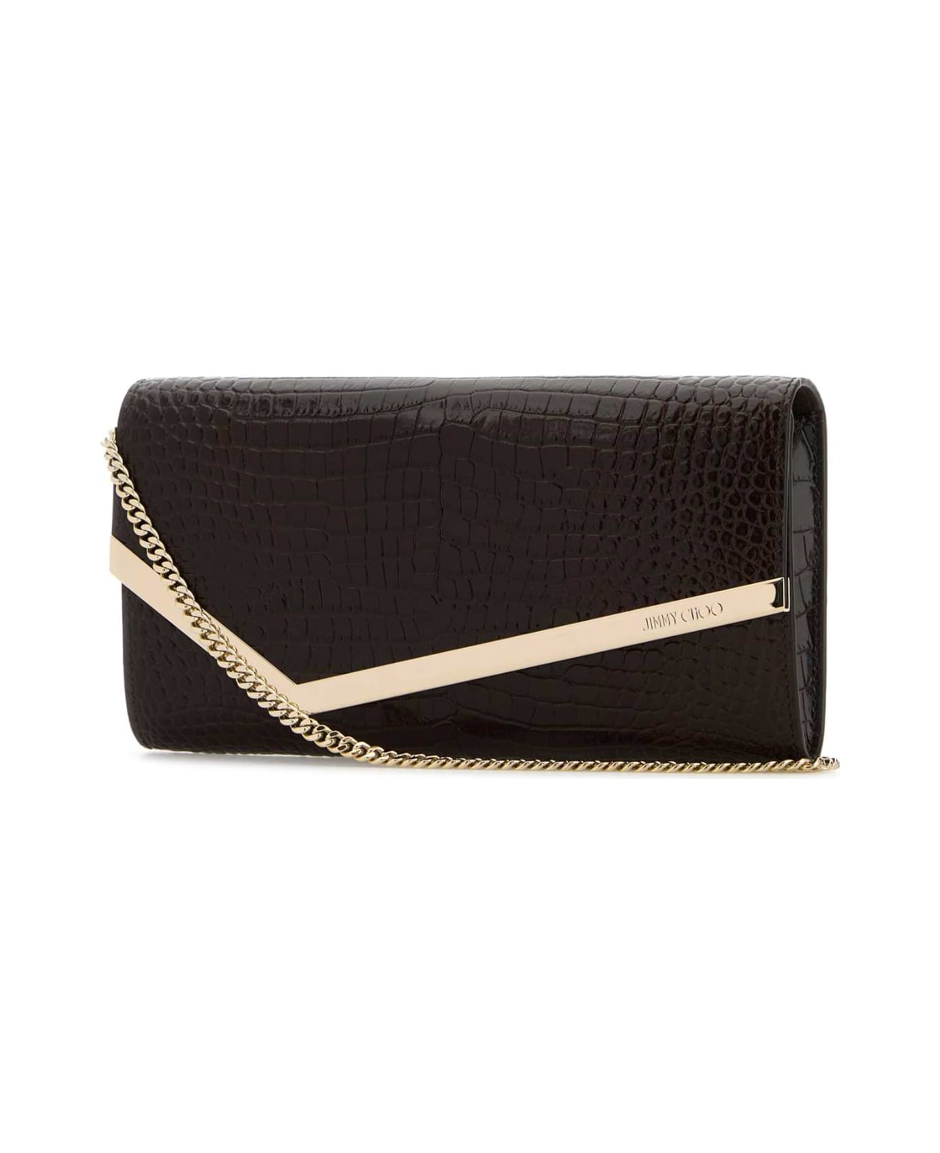 Chocolate Leather Emmie Clutch - 2