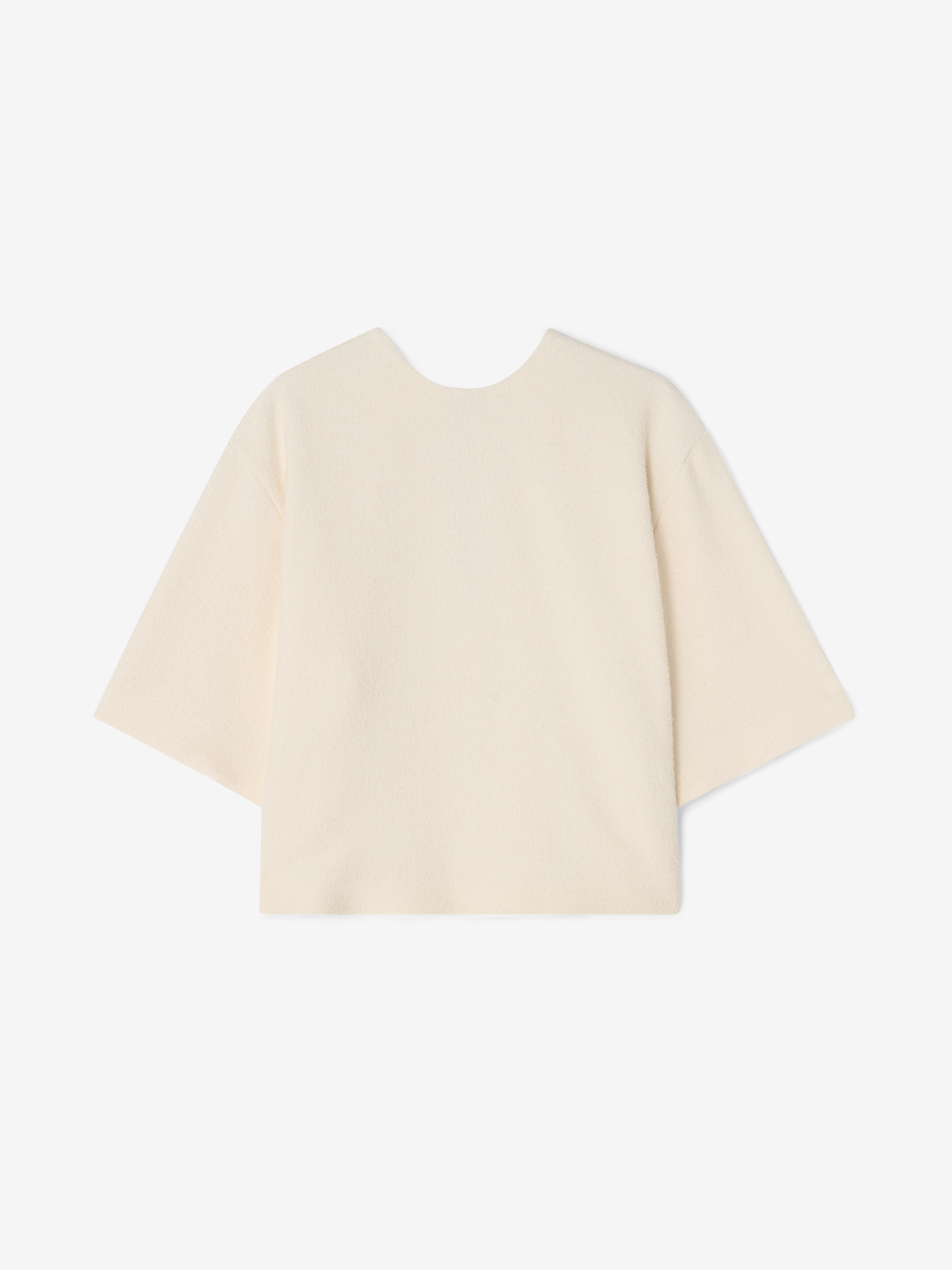 Woven bouclé t-shirt - 1
