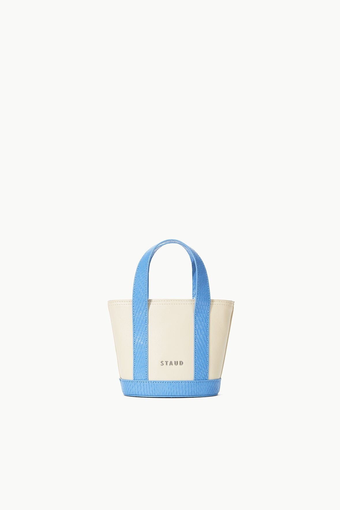 STAUD ALLORA MINI TOTE CREAM BLACK - 3