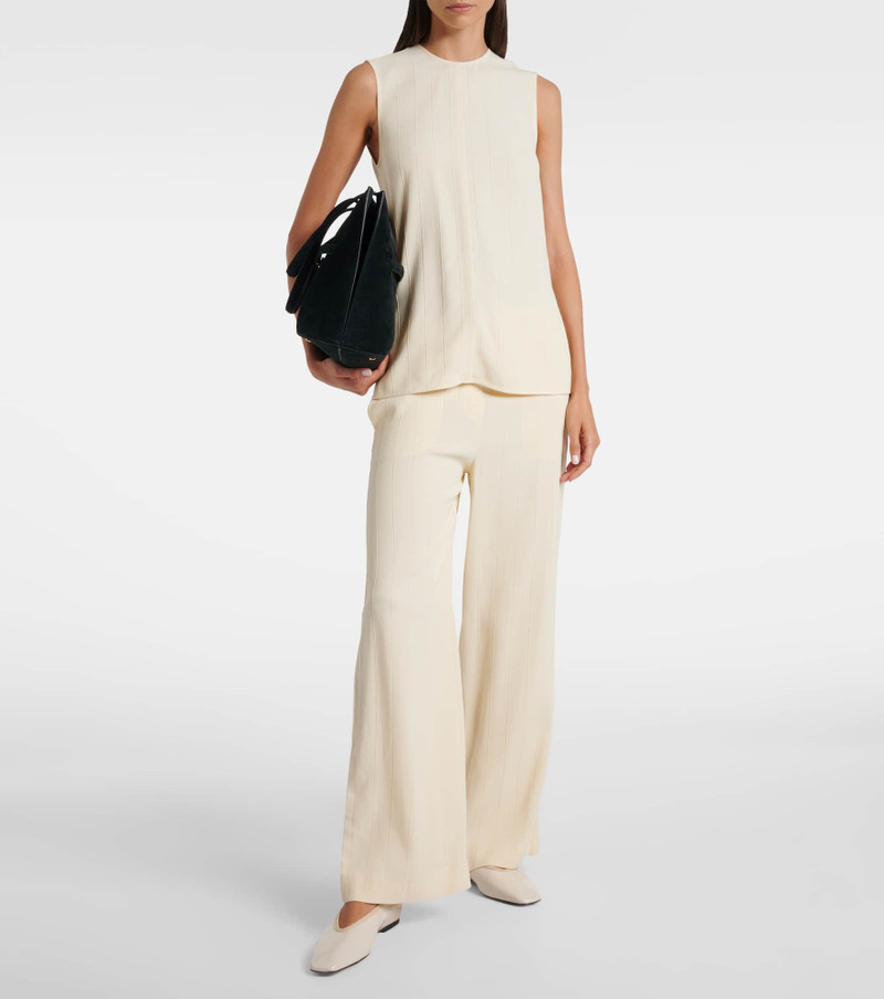 Totême Croc-effect patent leather ballet flats outlook