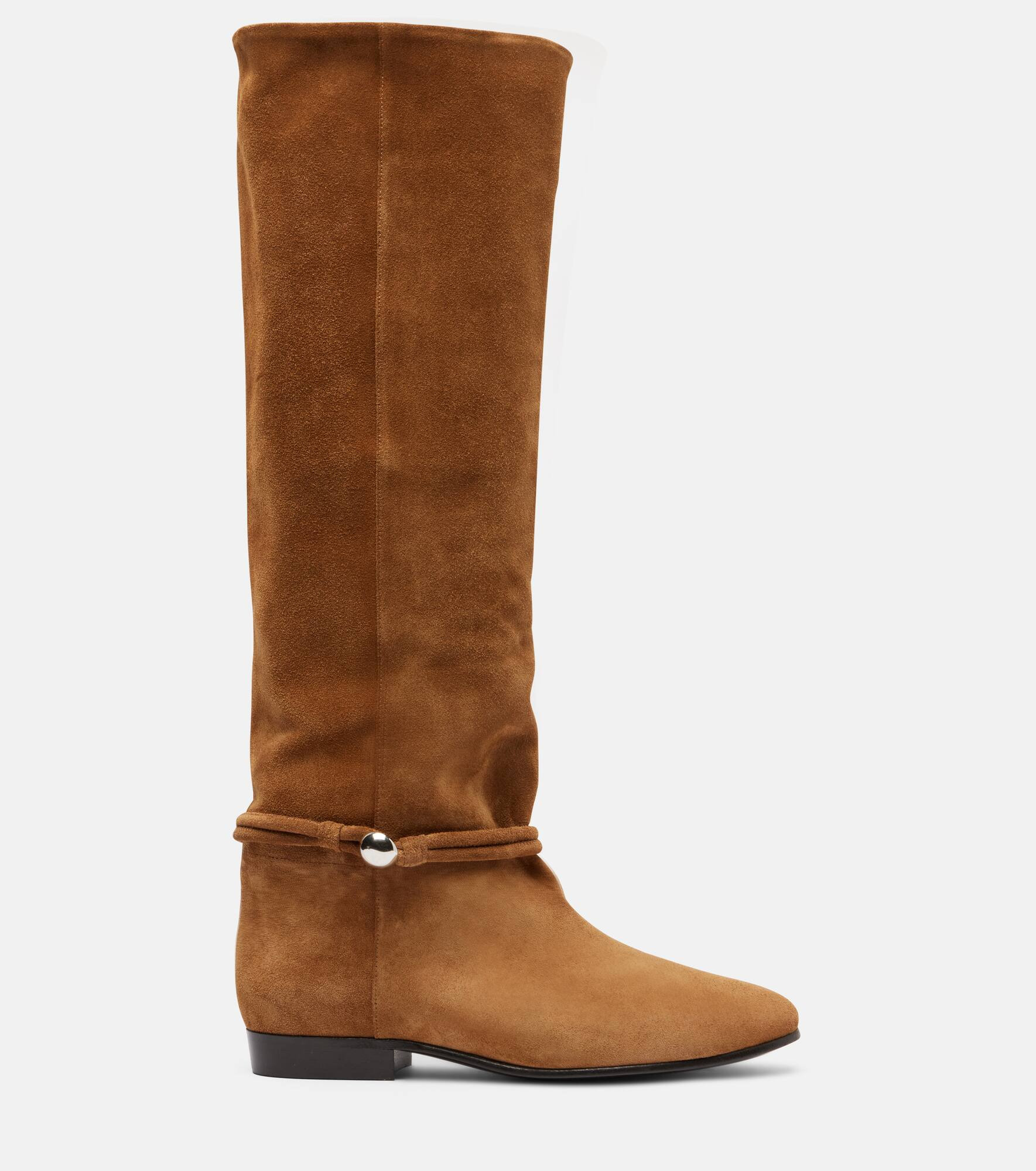 Nynel suede knee-high boots - 4