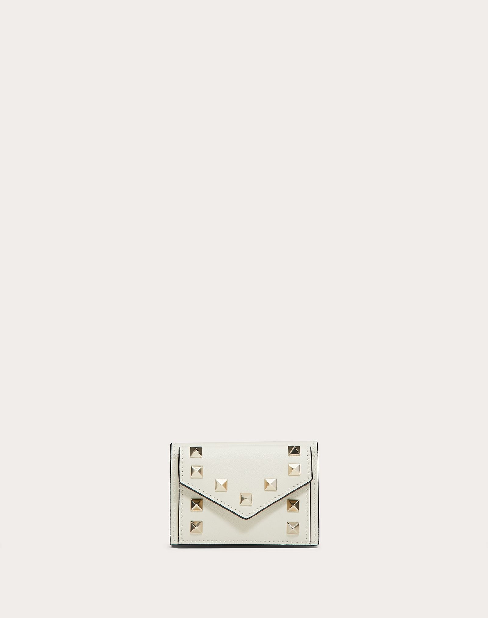 SMALL ROCKSTUD CALFSKIN WALLET - 1