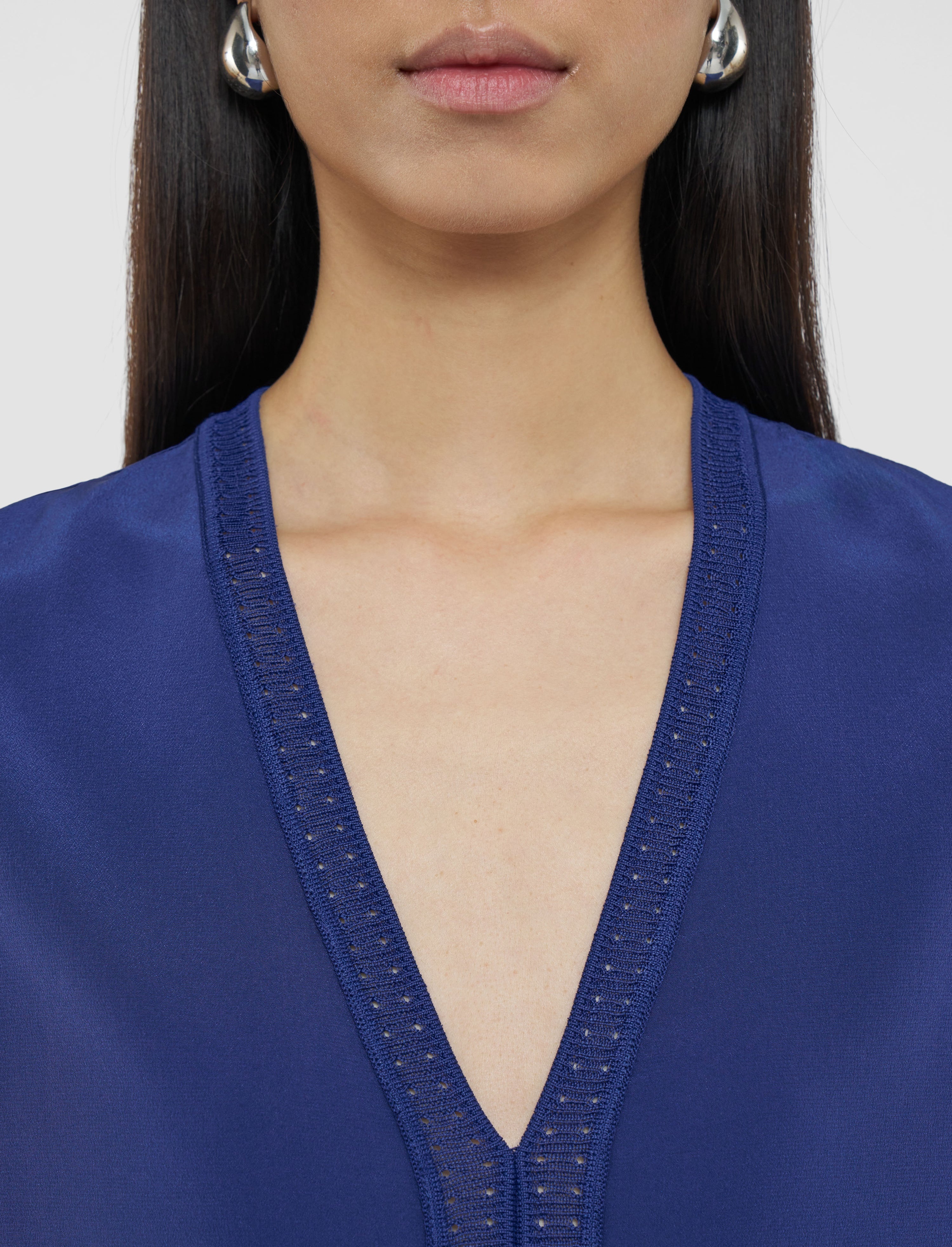 Louis Crepe de Soie Silk Blouse - 5