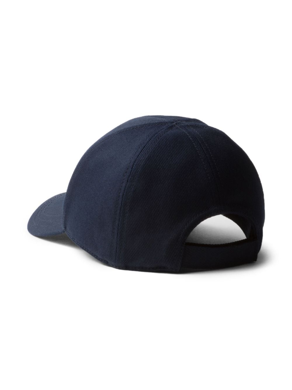 logo-embroidered drill cap - 2