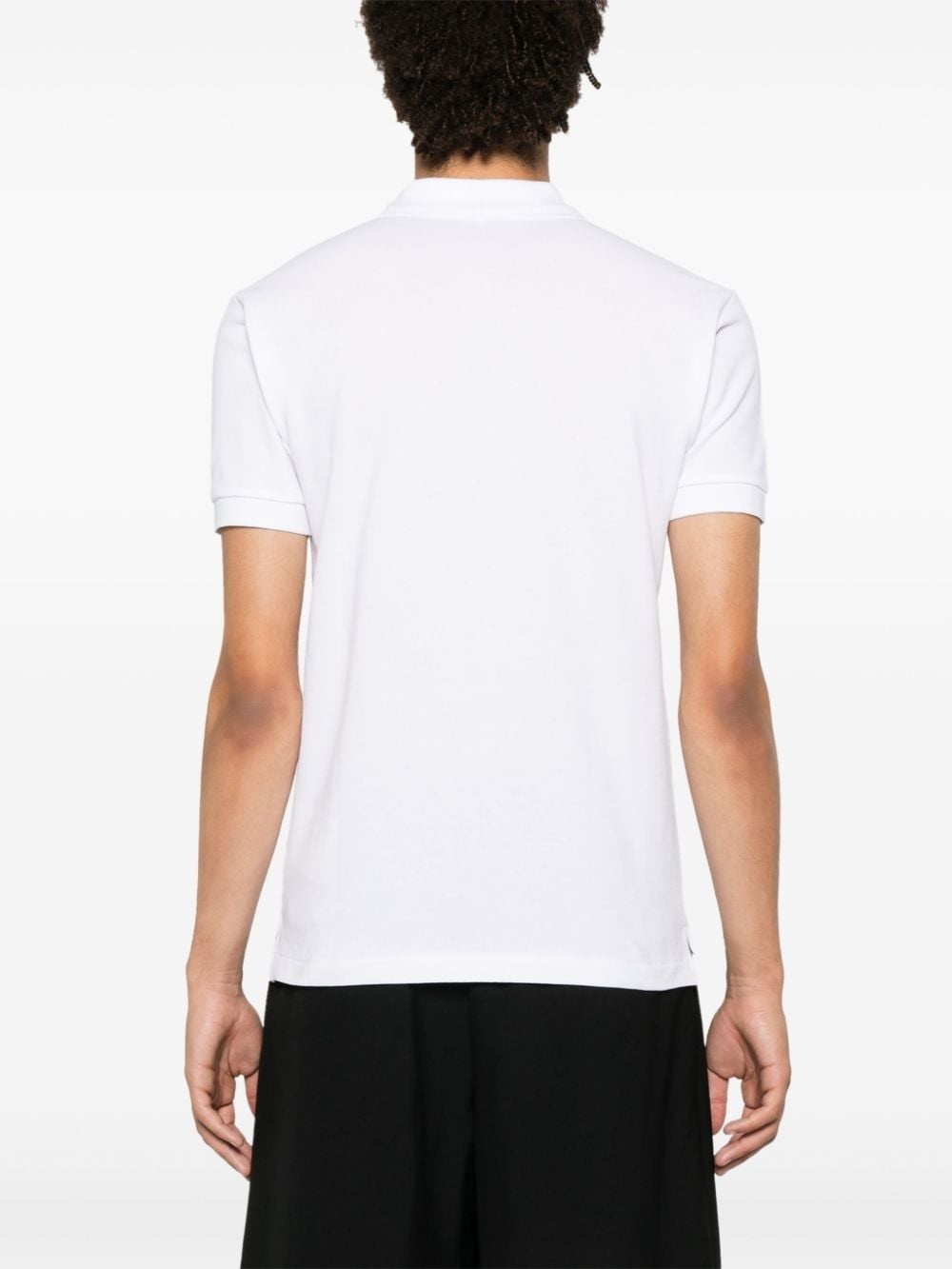 heart-patch cotton polo shirt - 5