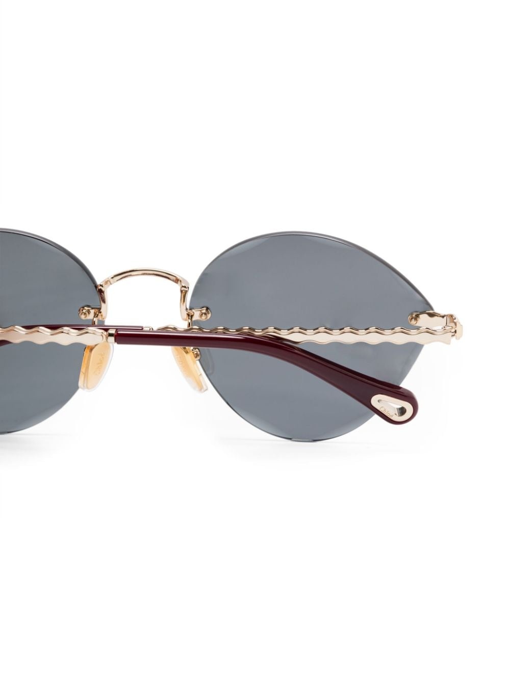 geometric-frame sunglasses - 3