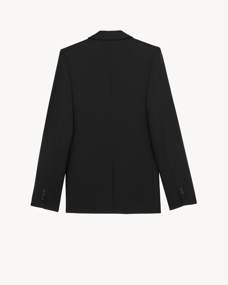 SAINT LAURENT JACKET IN WOOL GABARDINE outlook