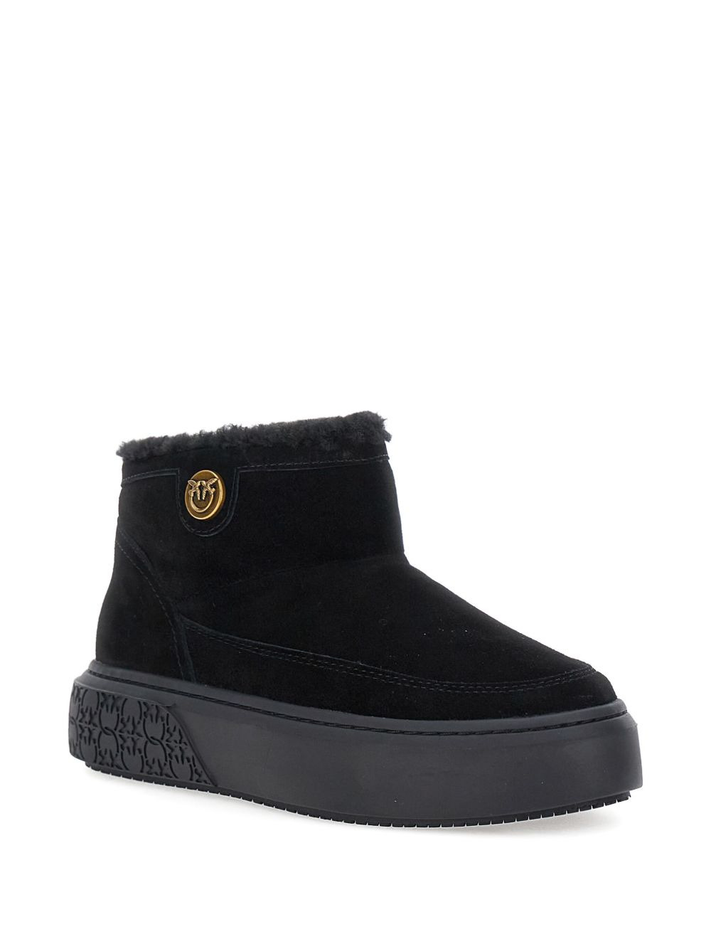 suede platform boots - 2
