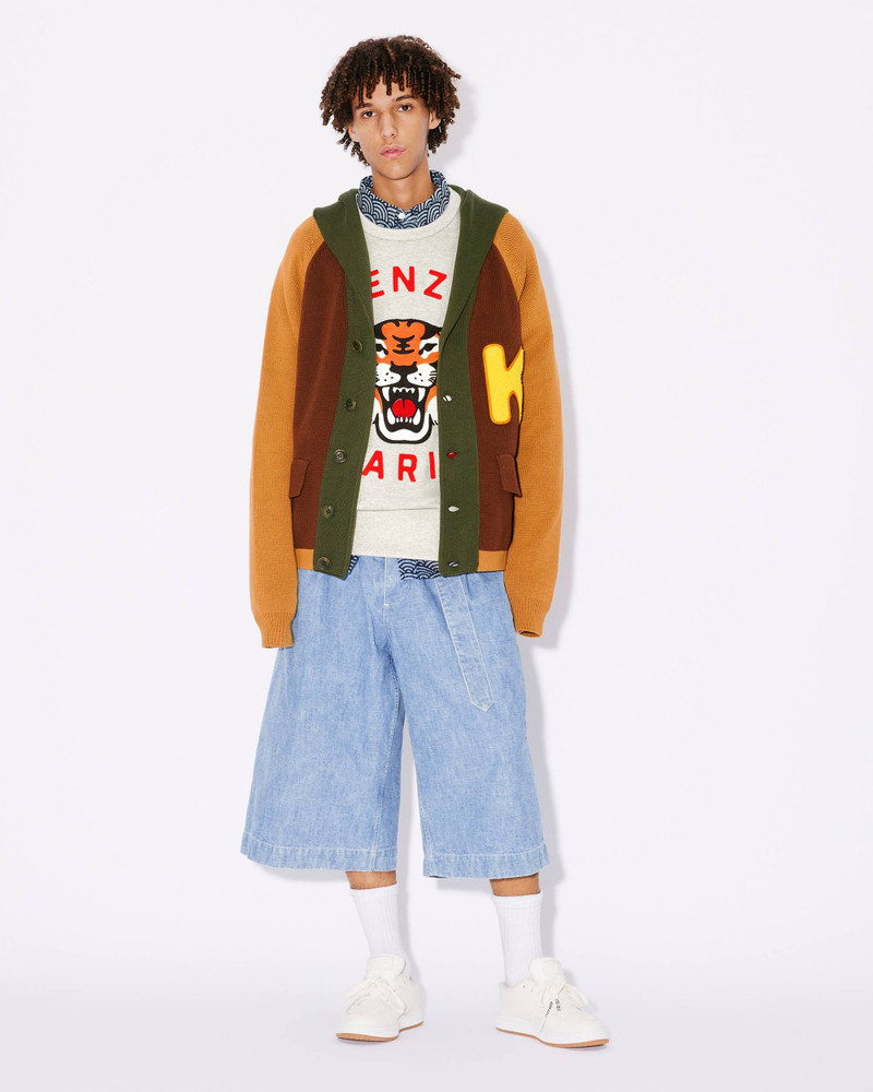 'KENZO Lucky Tiger' embroidered oversized genderless sweatshirt 5
