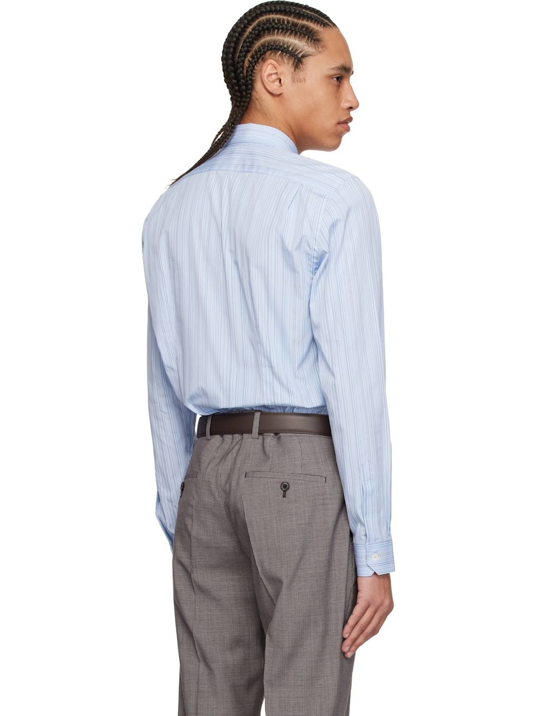 Blue Striped Shirt - 3