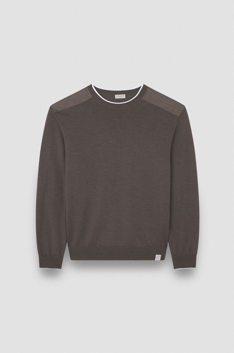 MERINO EXTRAFINE CREWNECK SWEATER 1