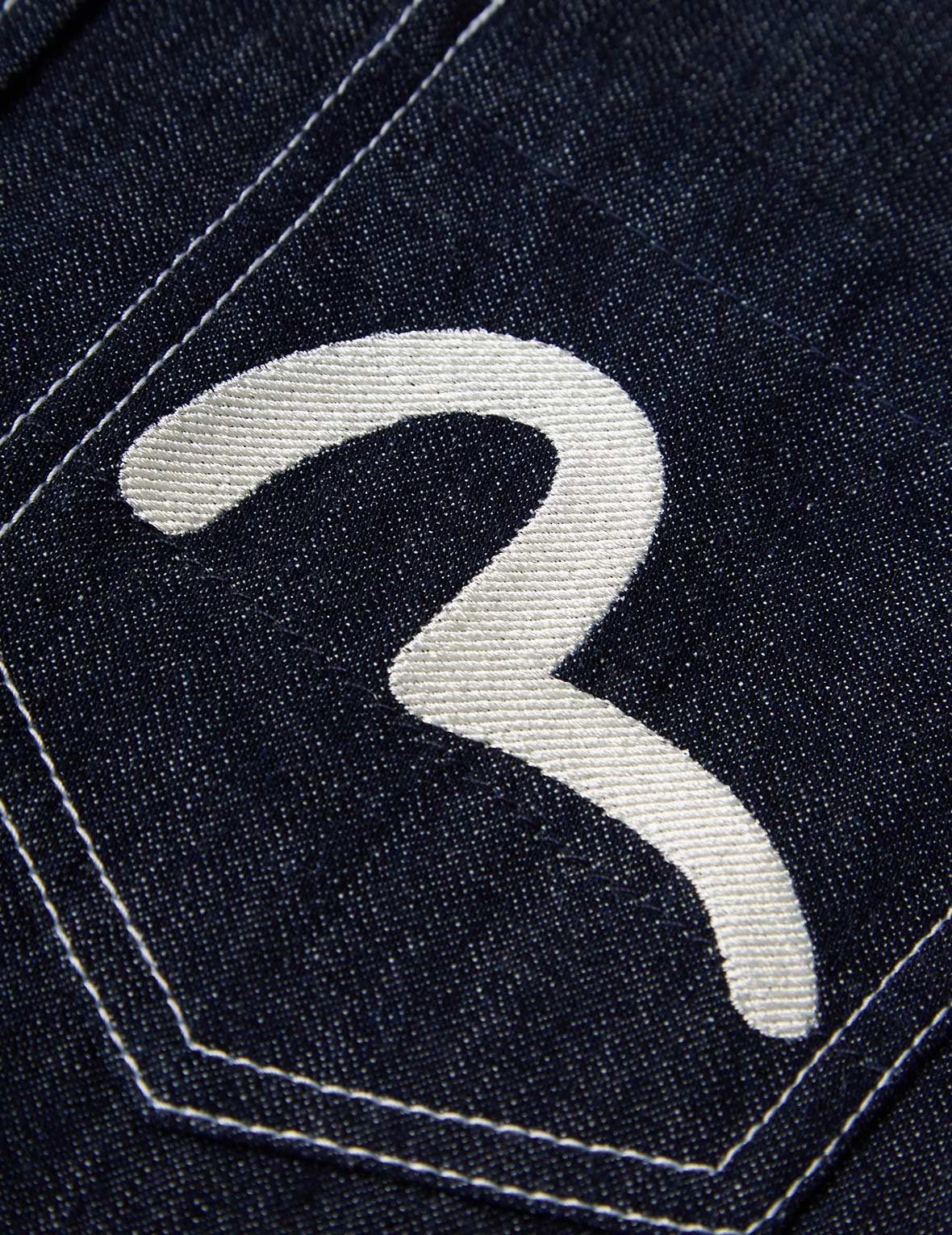LANDSCAPE MOTIF DISCHARGED DENIM SHIRT - 9
