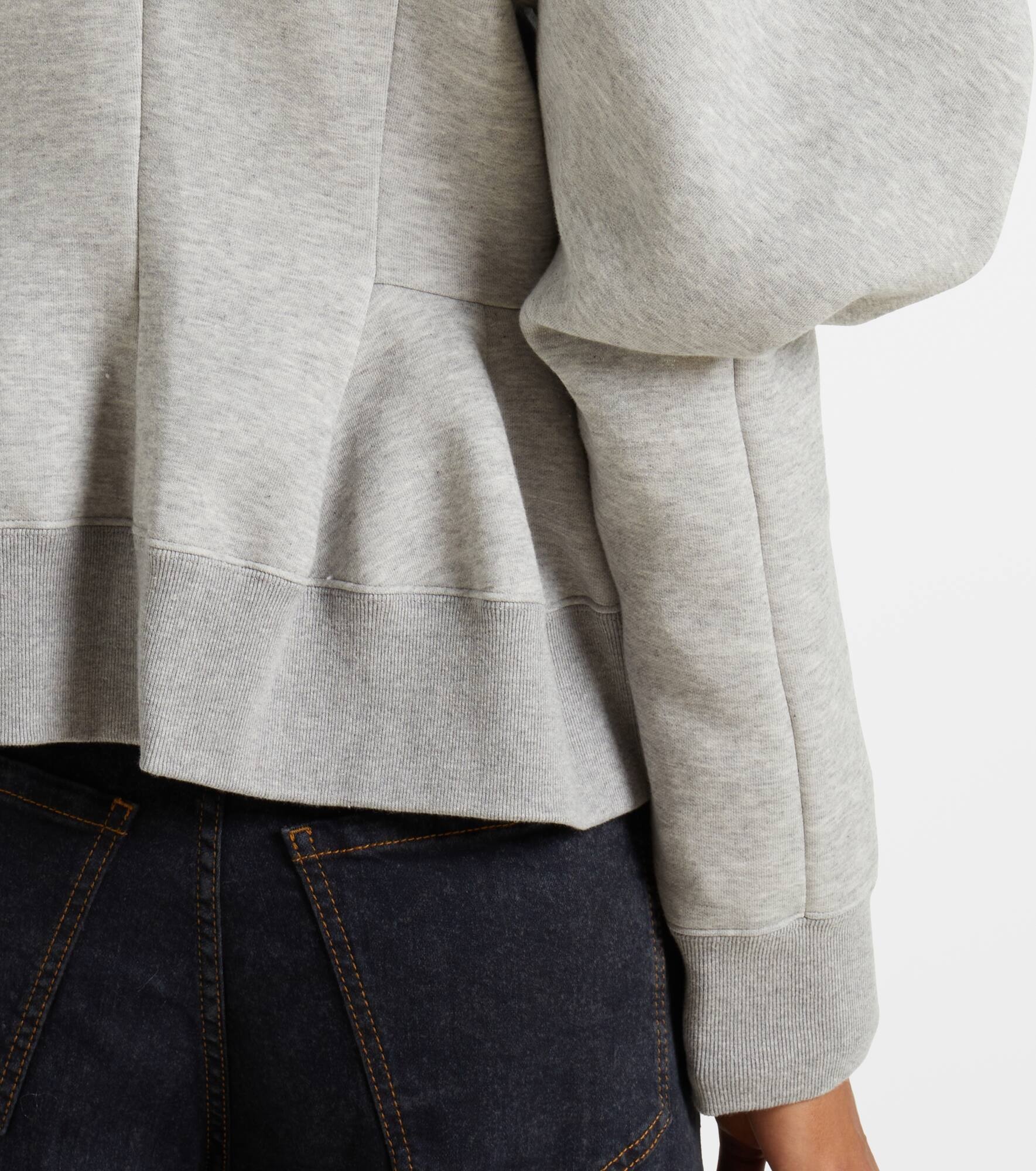 Cotton-blend jersey zip-up hoodie - 6