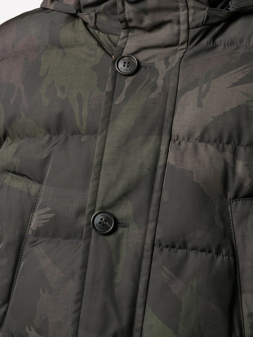 camouflage padded jacket - 5