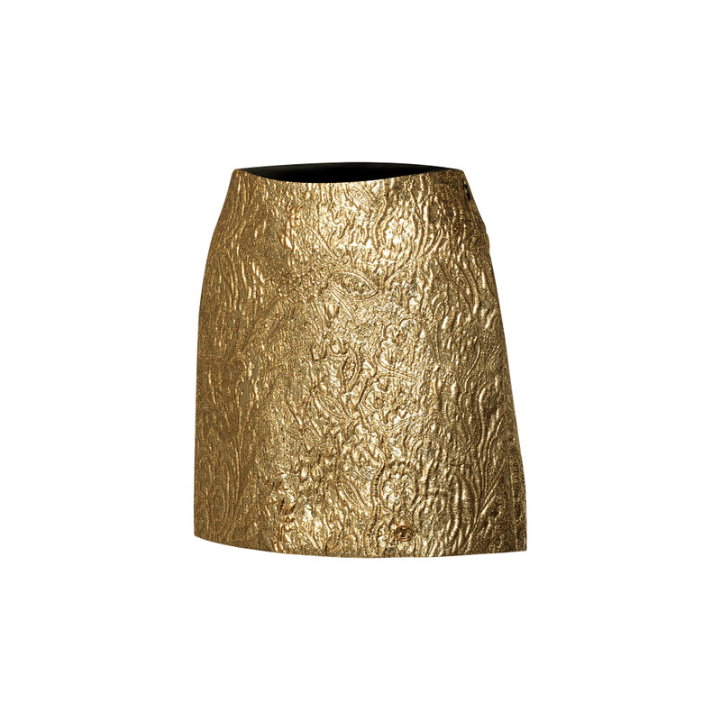 Floral Jacquard Mini Skirt 2