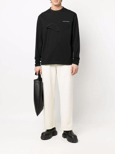 FENG CHEN WANG double-crew cotton sweatshirt outlook