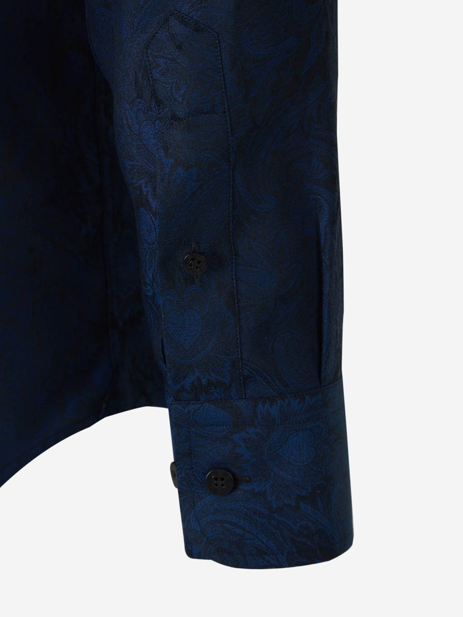 Etro Cotton Shirt With Paisley Print - 4