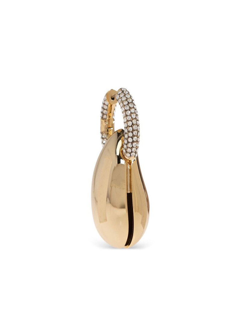 huggie-fastening drop earrings 3