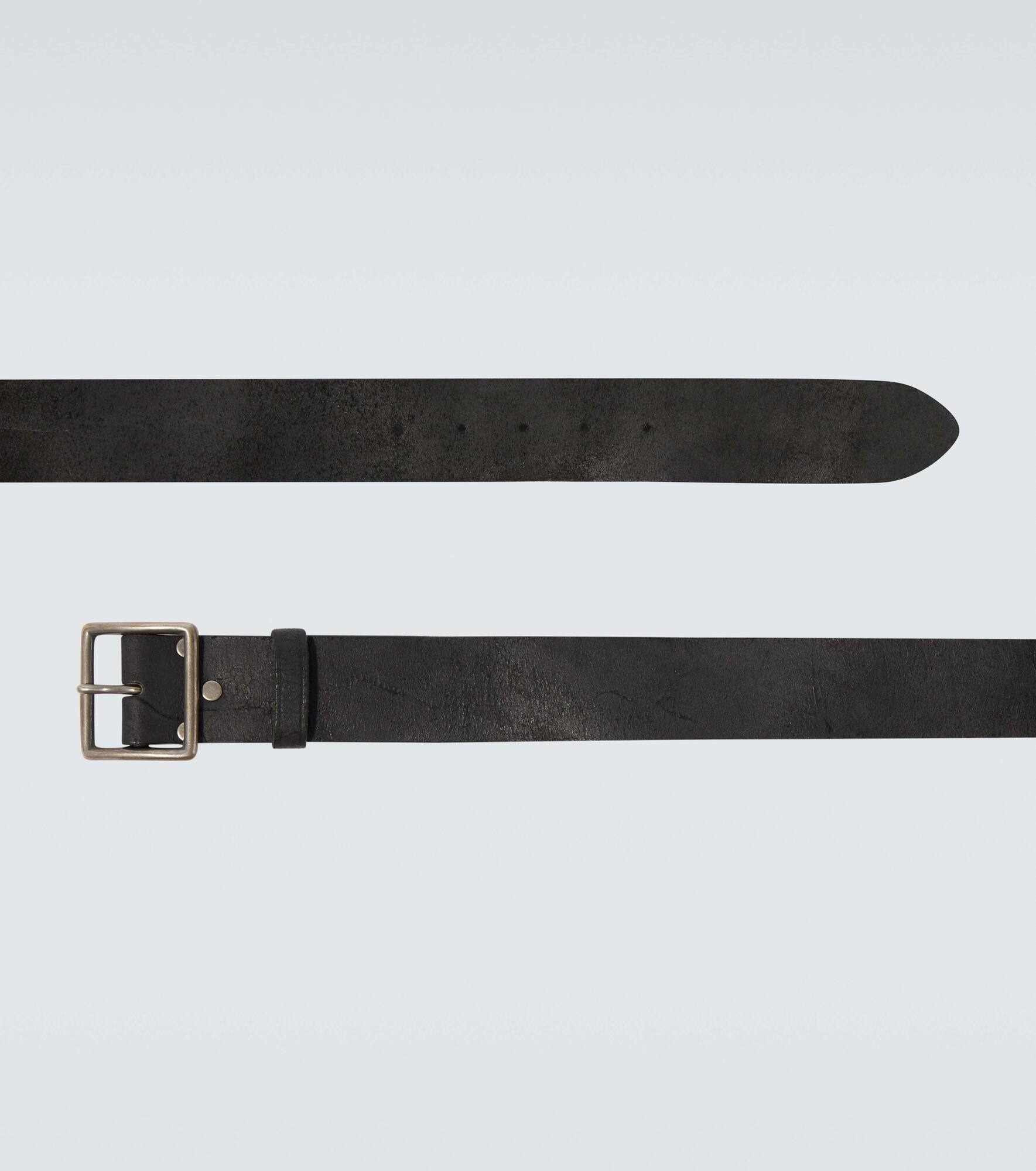 Jones distressed leather belt - 4