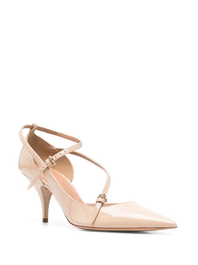 FERRAGAMO 70mm strappy pump outlook