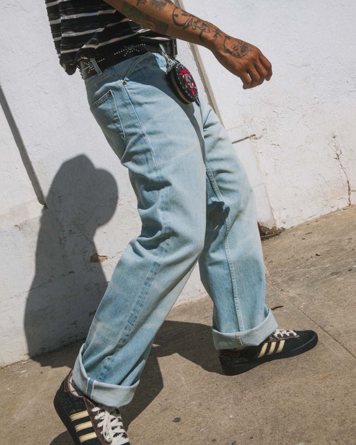 Type 00 15oz Selvedge Denim Pant - Light Washed Indigo - 9