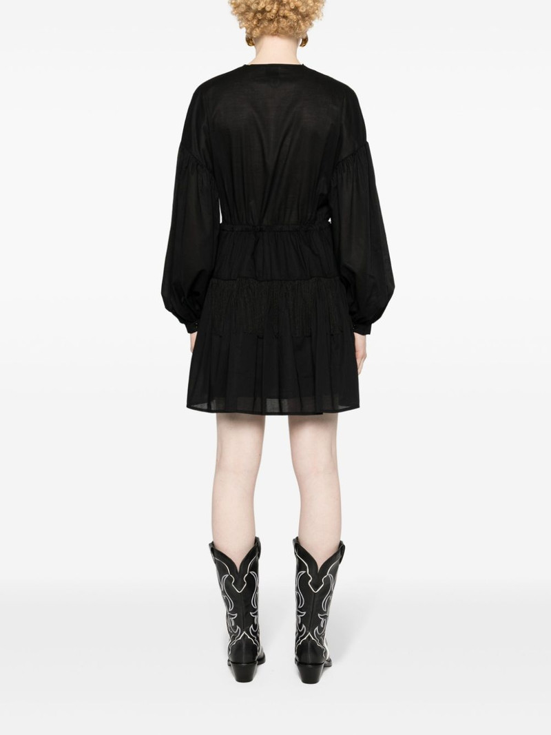 fringed flared mini dress 4