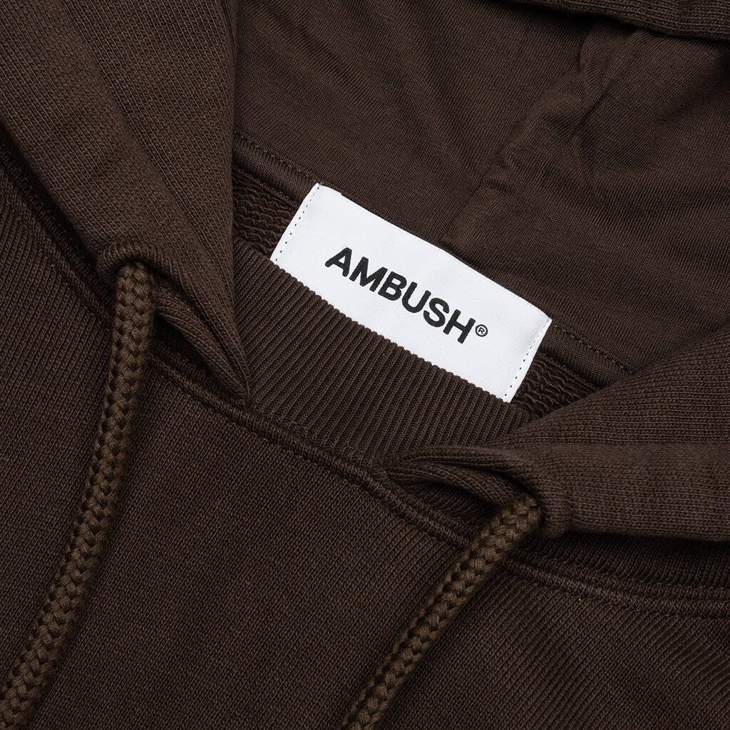 AMBUSH WORKSHOP HOODIE - CHOCOLATE - 3